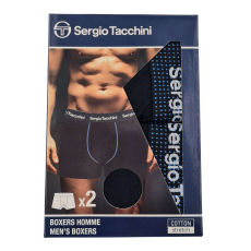 Sergio Tacchini Férfi Boxeralsó - Pamut - 2 db - L