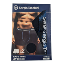 Sergio Tacchini férfi pamut boxeralsó - 2 db/csomag férfi alsó