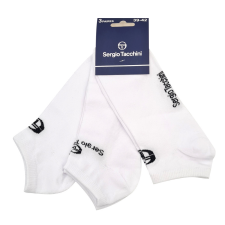 Sergio Tacchini pamut titokzokni - 3 pár/csomag - fehér - 39-42 férfi zokni