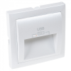 Serpins Efapel Logus90 dupla USB fedlap, jégfehér 90673 TGE