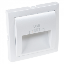 Serpins Efapel Logus90 dupla USB fedlap, jégfehér 90673 TGE villanyszerelés