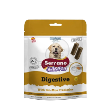  Serrano Sticks Plus Digestive funkcionális jutalomfalatok kutyáknak - Bio-Mos prrebiotikumokkal 110 g jutalomfalat kutyáknak