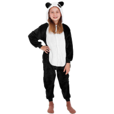 Sersimo Jumpsuit típusú gyerekpizsama, panda modell, 125-140cm méretben