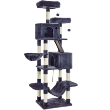 Sersimo Macskajátékkészlet, Feandrea, forgácslap, 206 cm, szürke macskabútor