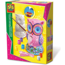 SES bagoly csillámos gipszöntő készlet (01285) (238175) kreatív és készségfejlesztő