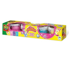  SES csillogó gyurma 4 darabos készlet (01467) kreatív és készségfejlesztő