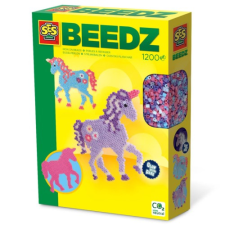 SES Unikornis vasalható gyöngy 1 200 darabos készlet, 33705 kreatív és készségfejlesztő