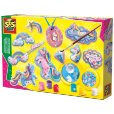 SES Unikornisok gipszkiöntő készlet  Ajánlott 3-6 éves korig unisex (43389) kreatív és készségfejlesztő