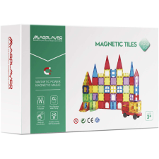  Set de constructie magnetic 3D - 100 piese mágneses építőjáték