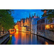  Séta Bruges tapéta, 300 x 200 cm tapéta, díszléc és más dekoráció