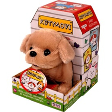 Sétáló Golden retriever kutyus - 20 cm (32507) plüssfigura