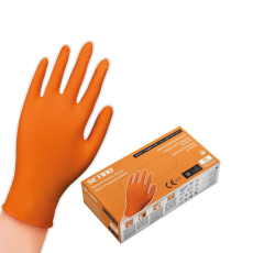  SETINO texturált, púdermentes nitril kesztyű (extra vastag kivitel) 8g - L, Nitril, 50