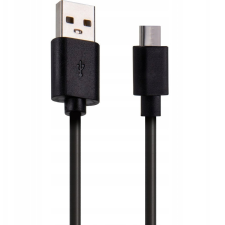 Setty USB-A-MicroUSB Kábel 1 m 2A-Fekete (GSM165042) kábel és adapter