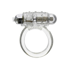 Seven Creations COCKRING SILICON VIBR CLEAR péniszgyűrű
