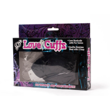 Seven Creations Love Cuffs fekete bilincs bilincs, kötöző