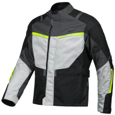 Seventy Degrees SD-JT83 Tonale motoros kabát fekete-szürke-fluo sárga motoros kabát