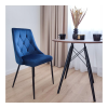 Sevilla bársony étkezőszék- kék