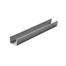 SEVROLL "U" profil rétegelt lemezhez 10mm 3m ezüst bútor