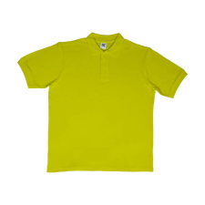 Sg Férfi galléros póló rövid ujjú SG Cotton Polo - L, Lime férfi póló