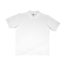 Sg Férfi galléros póló rövid ujjú SG Cotton Polo - M, Fehér