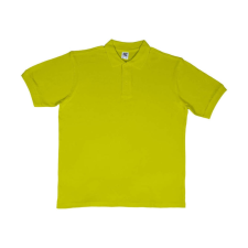 Sg Férfi galléros póló rövid ujjú SG Cotton Polo - M, Lime férfi póló