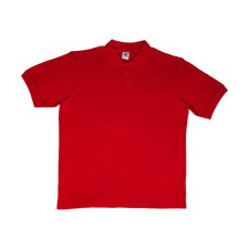 Sg Férfi galléros póló rövid ujjú SG Cotton Polo - M, Piros férfi póló