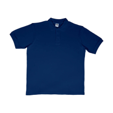 Sg Férfi galléros póló rövid ujjú SG Cotton Polo - XL, Sötétkék (navy)