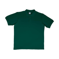 Sg Férfi galléros póló rövid ujjú SG Cotton Polo - XL, Sötétzöld