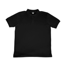 Sg Férfi galléros póló rövid ujjú SG Poly Cotton Polo - 3XL, Fekete férfi póló