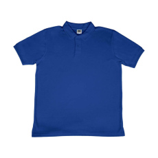 Sg Férfi galléros póló rövid ujjú SG Poly Cotton Polo - L, Király kék