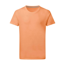 Sg Férfi rövid ujjú póló SG Perfect Print Tagless Tee -XL, Cantaloupe férfi póló