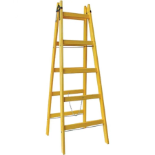 SG PRO Falétra, A06, 196cm, 6 fokos, lakkozott létra és állvány