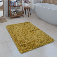  Shaggy monokróm fürdőszoba szőnyeg - sárga 60x100 cm lakástextília