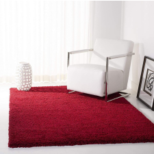 Shaggy szőnyeg Outlet 5cm (Red) 200x290cm Bordó lakástextília