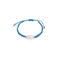 Shamballa karkötő 14 - 26 cm Türkizkék karkötő