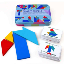  Shapes puzzle - Tangram logikai kép kirakó T-tipusú oktatójáték
