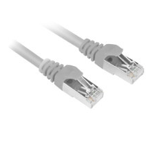 Sharkoon Cat6 SFTP 1m hálózati kábel Szürke S/FTP (S-STP) kábel és adapter