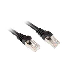 Sharkoon Hálózati kábel RJ45 CAT.6 SFTP - 15m - fekete (4044951020386) (4044951020386) kábel és adapter