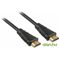 Sharkoon HDMI Összekötő Fekete 1m 4044951015122 kábel és adapter