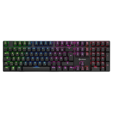 Sharkoon PureWriter RGB Kailh Red Francia fekete billentyűzet