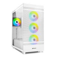 Sharkoon Rebel C50 RGB Számítógépház - Fehér számítógép ház