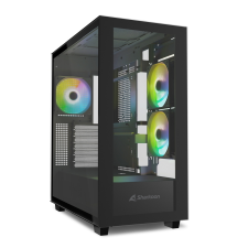 Sharkoon Rebel C60 RGB Számítógépház - Fekete számítógép ház
