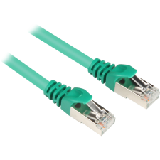 Sharkoon S/FTP Cat6 Patch kábel 2m - Zöld (4044951014859) kábel és adapter