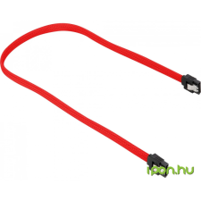 Sharkoon Sata 3 SATA kábel 0,3 M SATA 7-pin Fekete, Vörös kábel és adapter
