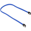 Sharkoon SATA III kábel kék - 30 cm (4044951016631) (4044951016631)