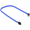 Sharkoon SATA III szögletes kábel kék - 30 cm (4044951016488) (4044951016488)