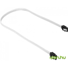Sharkoon SATA Összekötő Fehér 60cm 4044951016716 kábel és adapter