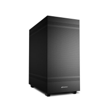 Sharkoon Számítógépház - Rebel C50 Black (fekete; 2x120 mm ventilátor, 2xUSB3.0; 1xUSB 3.2; I/O) számítógép ház