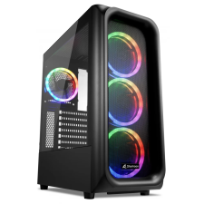 Sharkoon TK5M RGB fekete számítógép ház