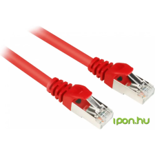 Sharkoon UTP Összekötő Piros 10m 4044951014460 kábel és adapter